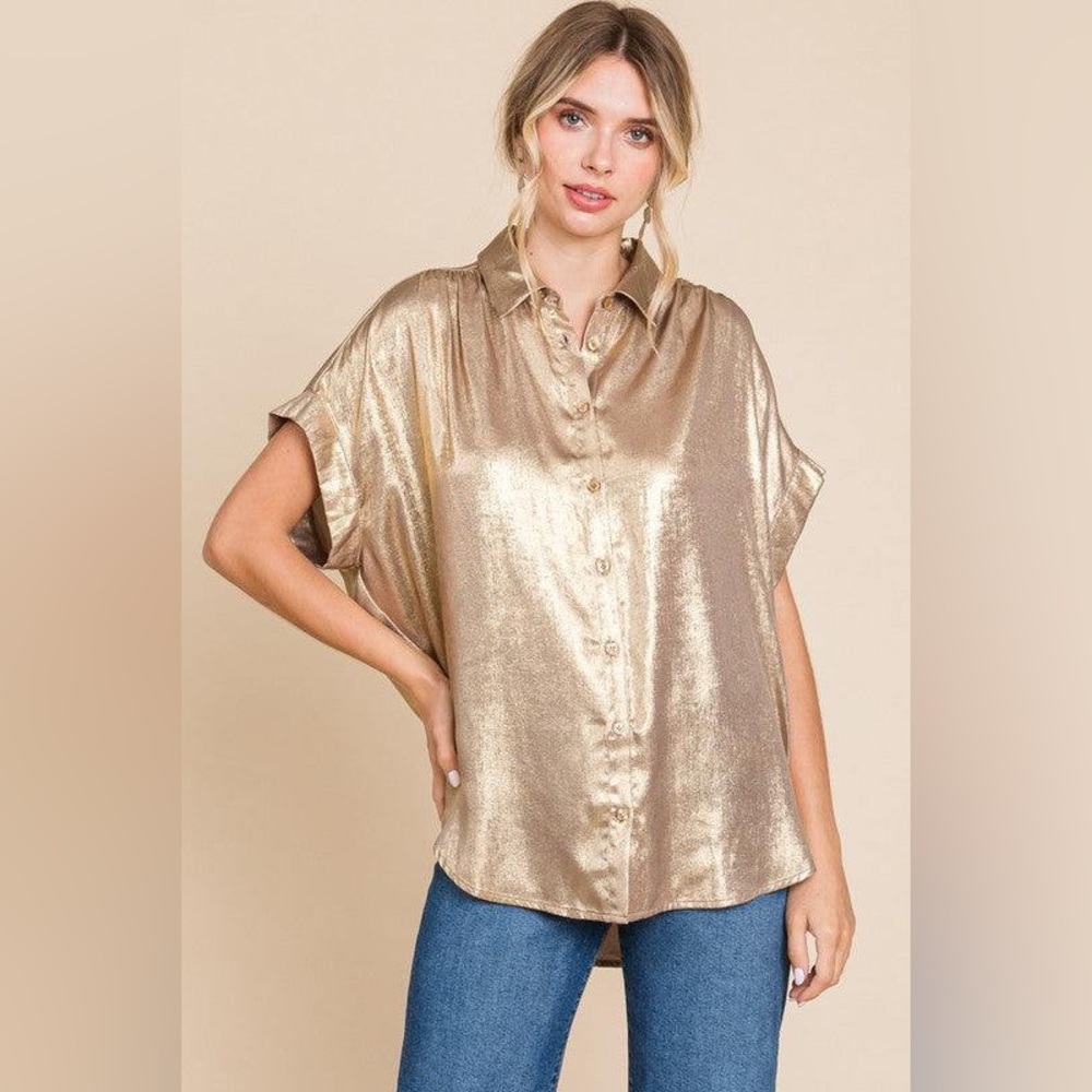 NWT - Golden Days - Button-down